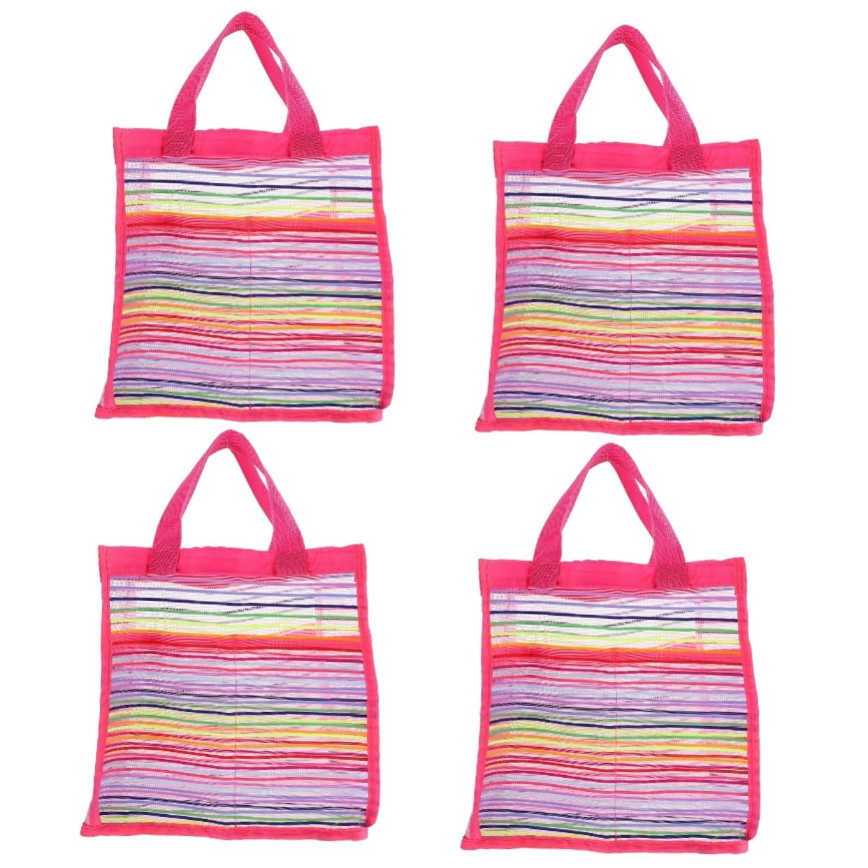 Alasum 4piezas Bolsa De Playa Portátil y Multifuncional Adultos Gran Capacidad Para Natación y Almacenamiento Baño Diseño De Transpirable