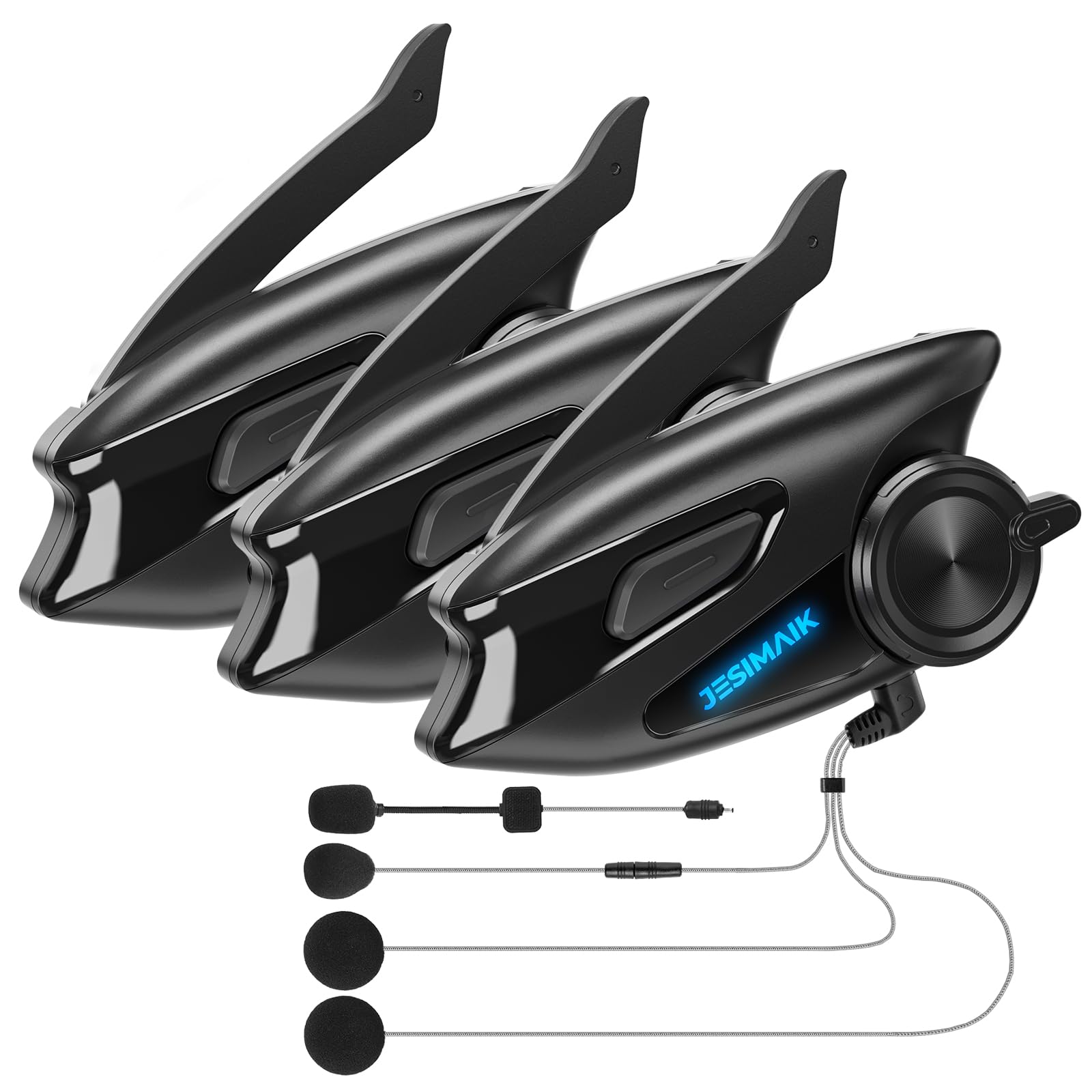 JESIMAIK x6sバイク用Bluetooth インカム Amazon | JESIMAIK バイク インカム X6S バイク用インカム Mesh通信