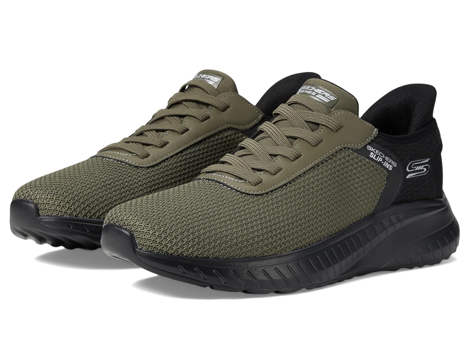 Мужские кроссовки BOBS от SKECHERS Hands Free Slip-Ins Squad Chaos - Сбалансированный край