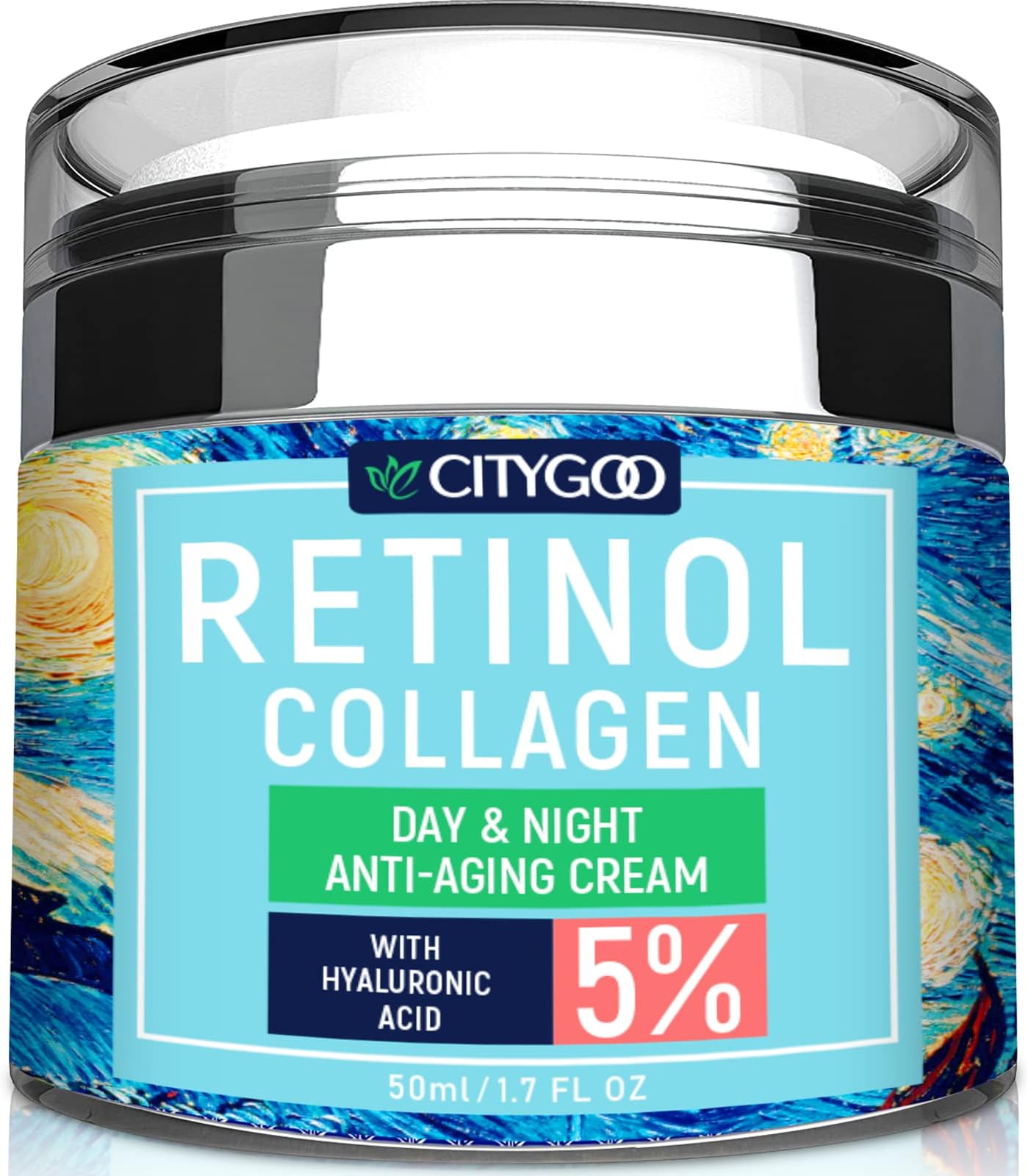 CITYGOO Neck Firming Cream For Women: Anti-Aging Face Neck Chest Tightening Cream With Collagen For Mature Skin - Deep Moisturizer For Dry Sensitive Skin Day Night Use 50ML