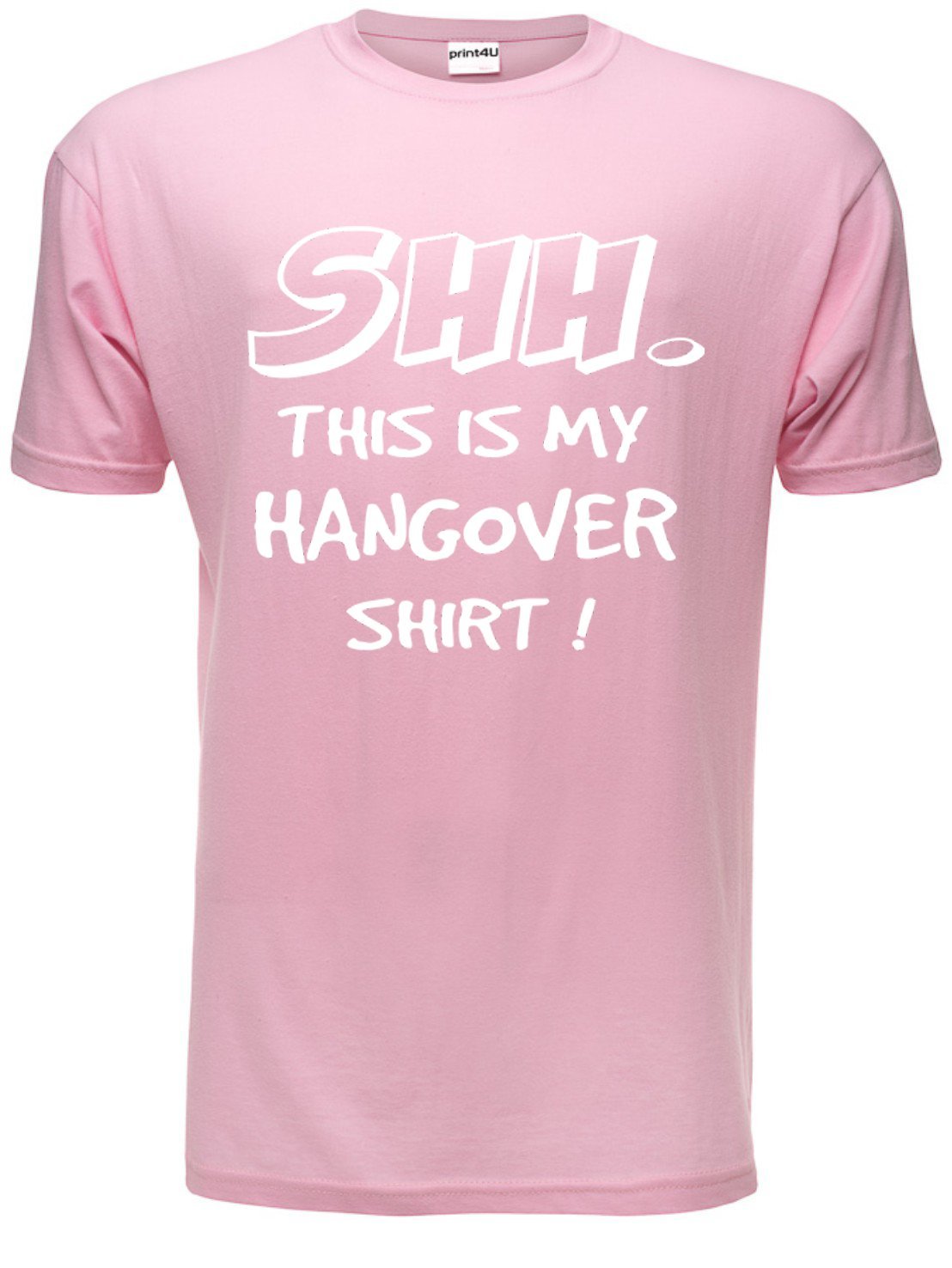 Print4u Men's Pink This Is My Hangover T-Shirt Unisex T-Shirt Large