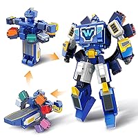 Super Wings 3-in-1 World Space robot trasformabile con mini figure Jett e Dizzy