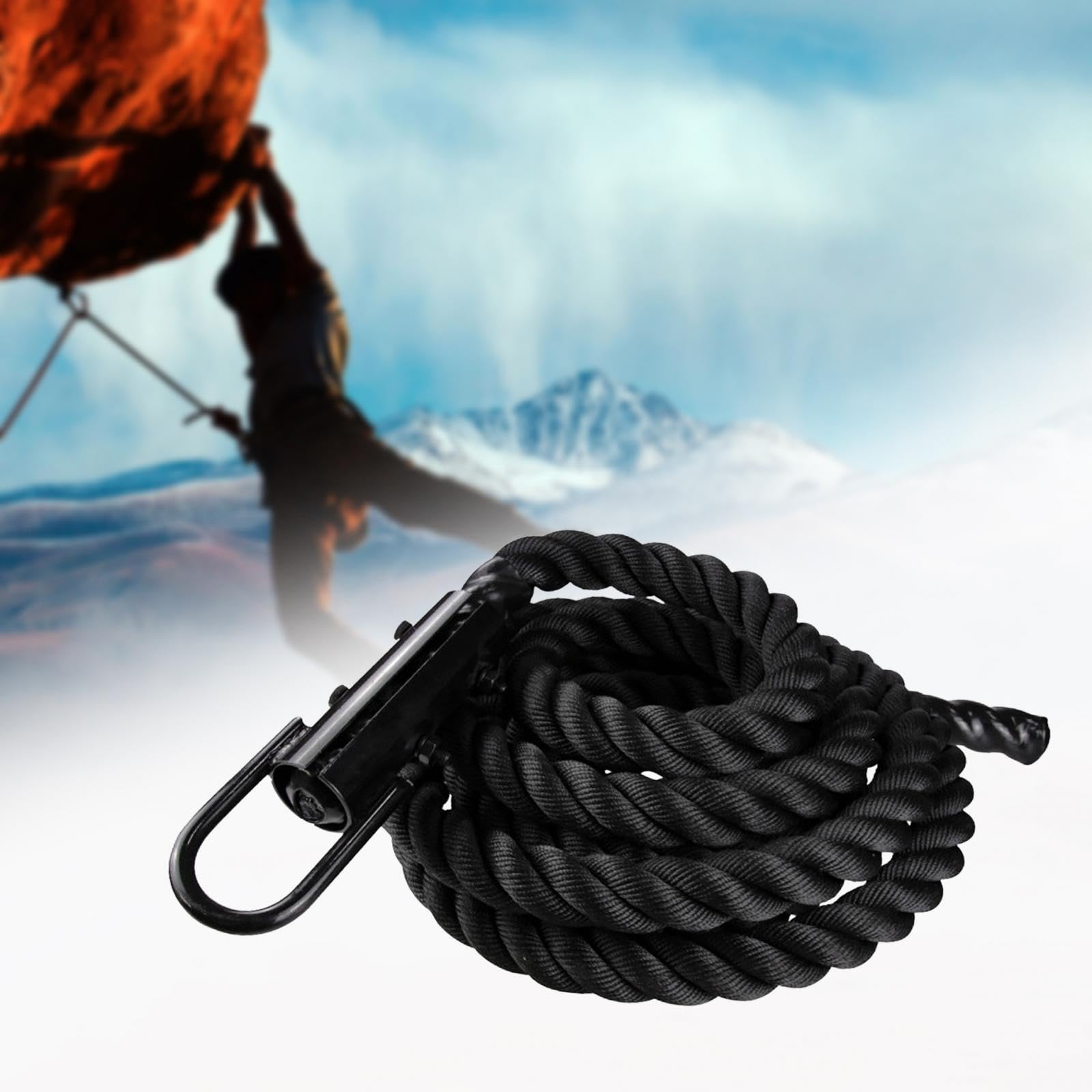 Corde à Sauter lestée pour l'entraînement de Force en Salle. Équipement Sportif Polyvalent pour Tous Les Niveaux de Forme Physique.