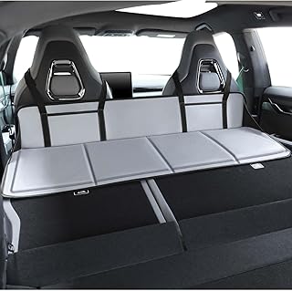 (Black) Car Camping Essentials,Increase Cargo Car Bed Space,Mattress Accessories for SUV with Flate Trunk,Tesla Model Y,RA...