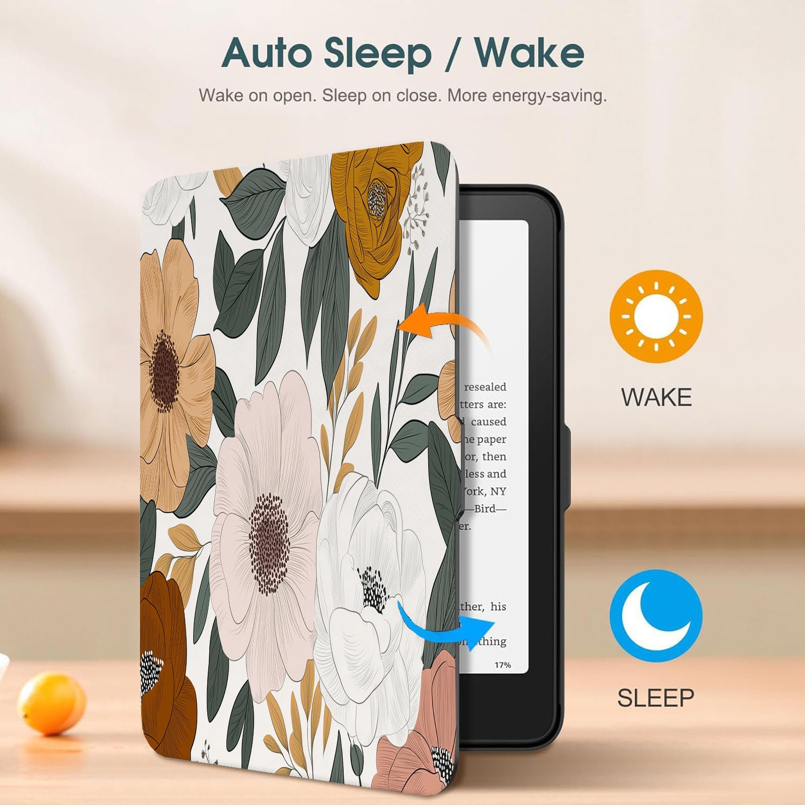 Custodia per Kindle Paperwhite 2024 (12a generazione), 7 Kindle Colorsoft Signature Edition 2024, leggera e completamente nuova, con Auto Wake/Sleep per Kindle Paperwhite 2024