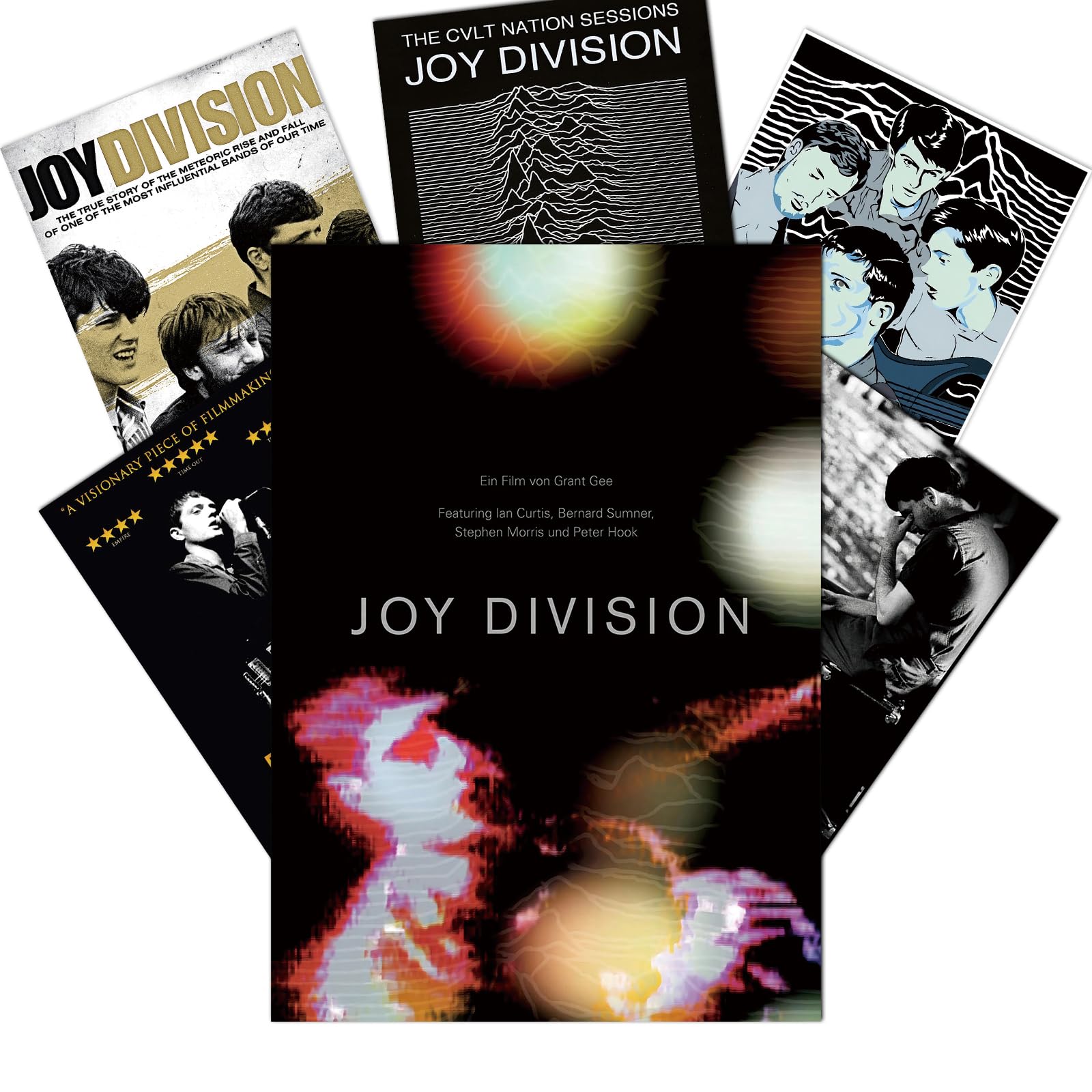 Joy Division Band Poster Rock Music Posters Wall Home Decor Living Room Bedroom Art Decorative Painting HD Printing Frameless Poster Collage Kit 10" x 14"