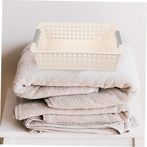 Miniatura 8 de DOITOOL 2 cestas de almacenamiento de plástico para niños y niñas, suministros de oficina, artículos para el hogar, diseño ventilado para una fácil