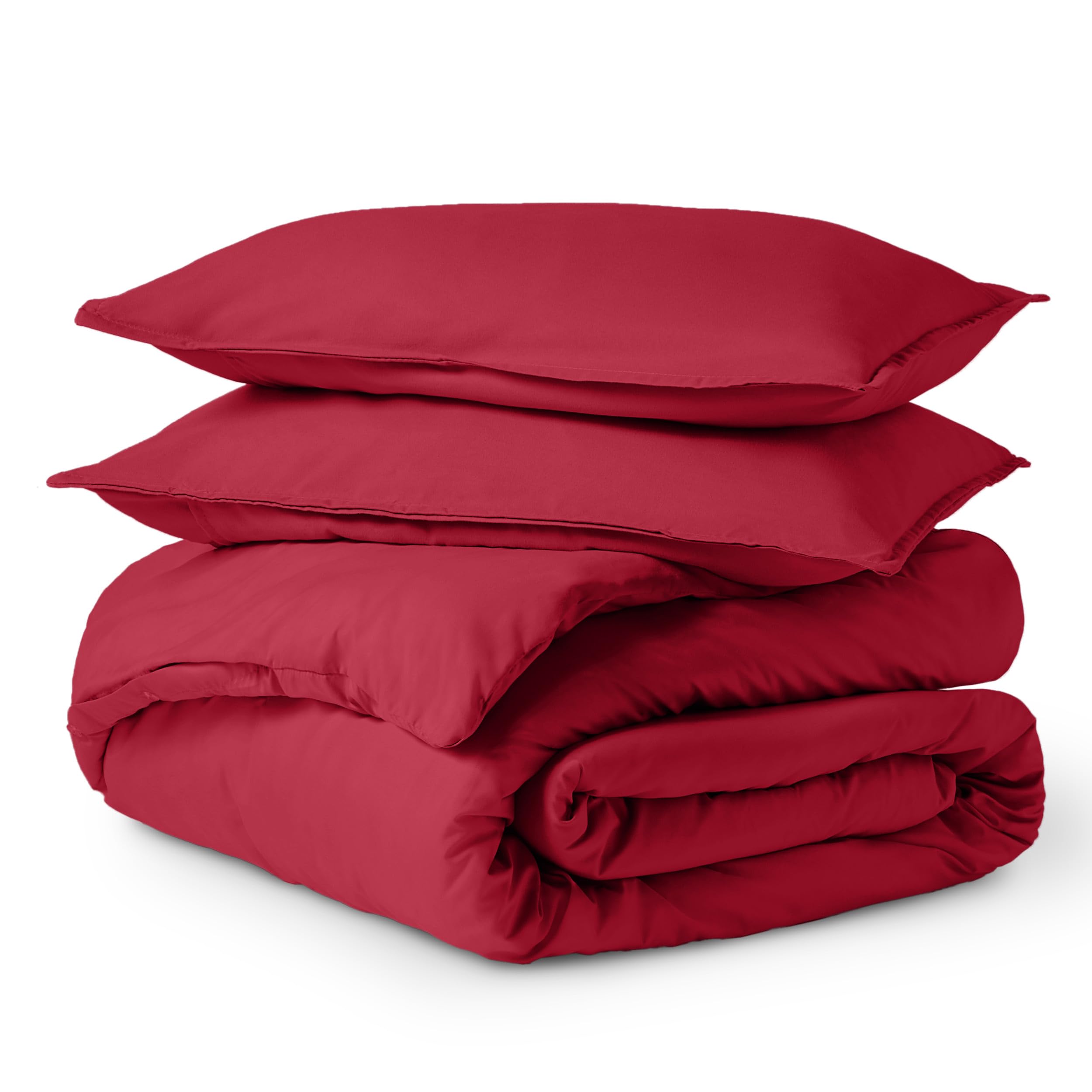 Bare Home Duvet Cover Set King Size, Premium 1800 Ultra-Soft Duvet Cover Set, Lightweight, Cooling Duvet Cover