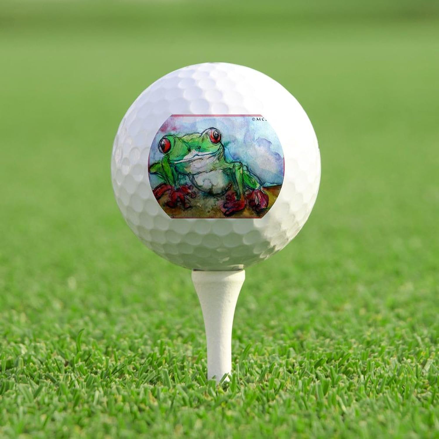 CafePress Tree Frog, Rainforest, Art Novelty Golf Balls (Pk of 12)