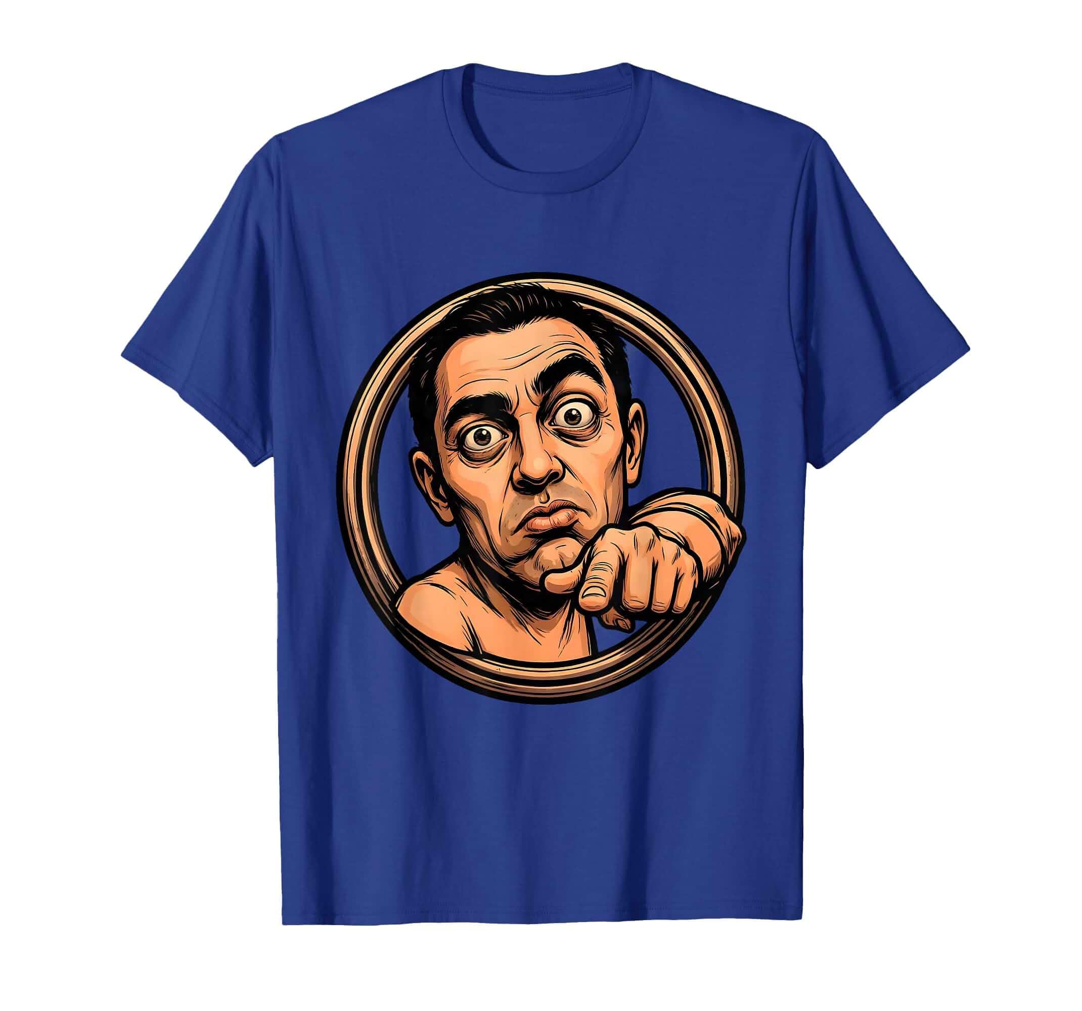 Men's Sarcastic Eye Roll Dramatic Gesture Graphic T-Shirt Men
