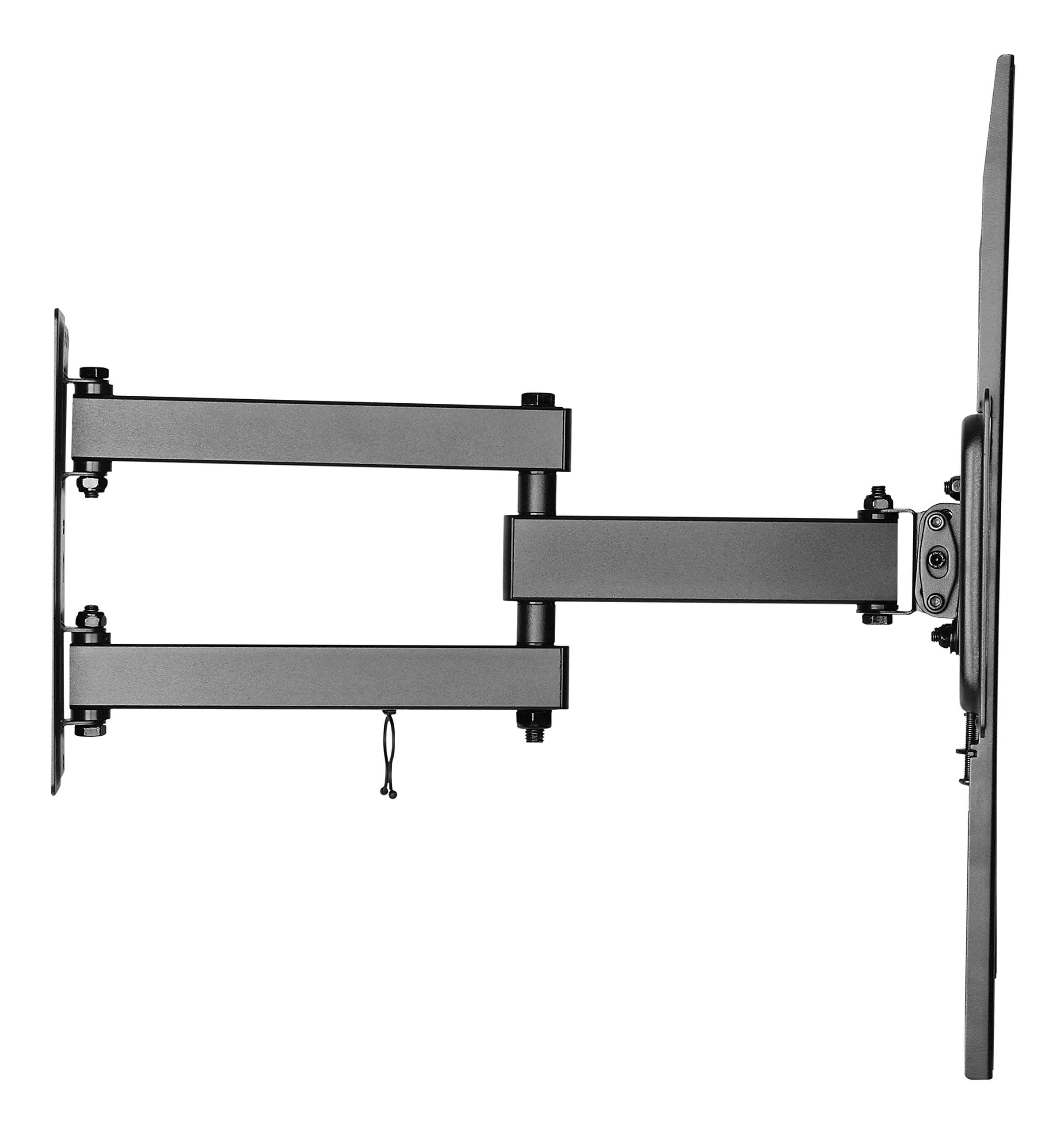 Deltaco ARM-1200 - Support Mural Rotatif avec Niveau à Bulle, Convient pour écran de 32 à 55 Pouces - Noir