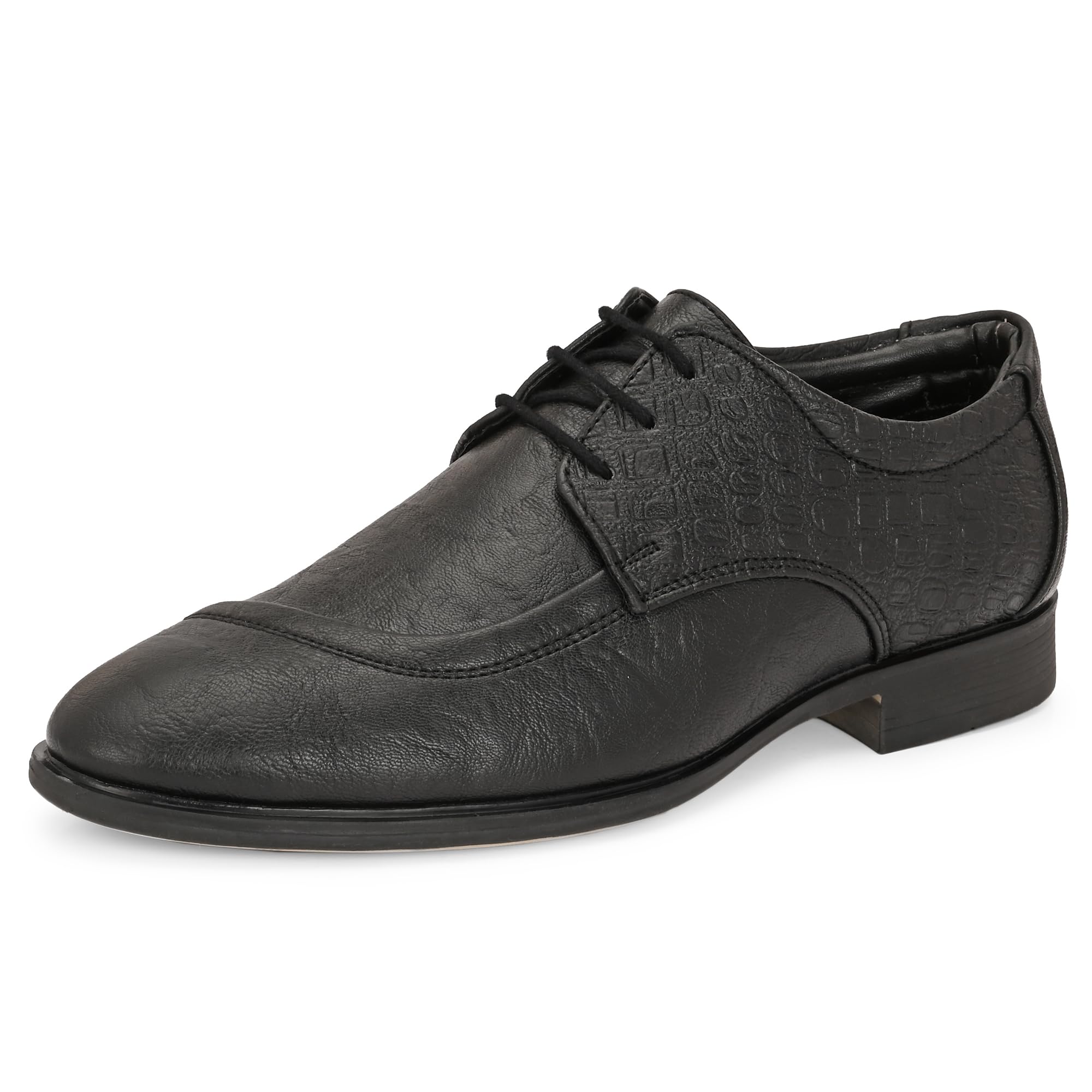 centrino Formal Shoes for Men | Leather Shoes for Man Comfortable | Shoes for Men Formal Stylish | Oxford Shoes for Men Lace-Up | Formal Shoes for Man Office Derby | Cushioned Insole Mens Formal Shoes Durable TPR Sole Footwear (9643)-picture-20