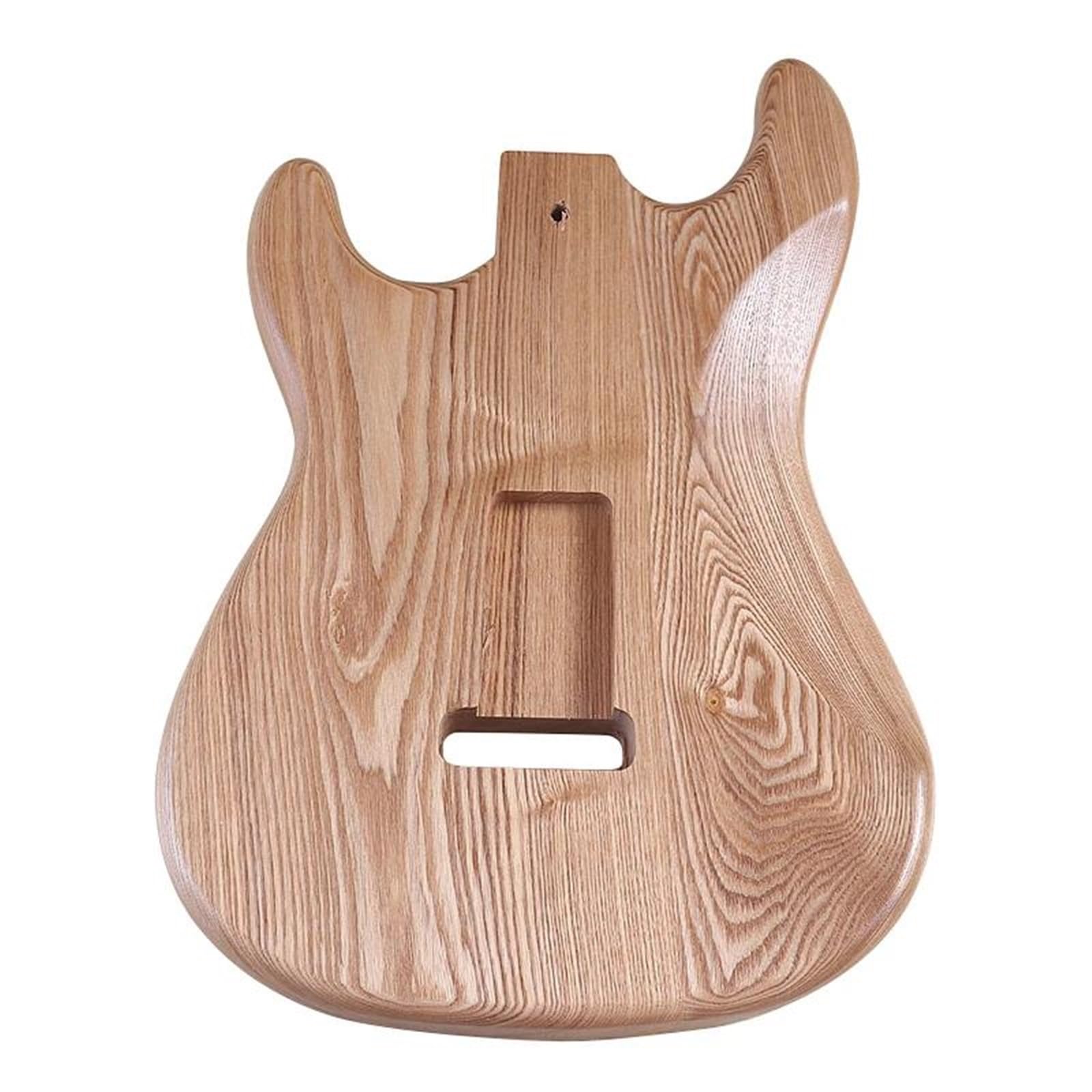 Unfinished Guitar Body Ash Wood Heavy Wood Electric Guitar Barrel For Diy Parts