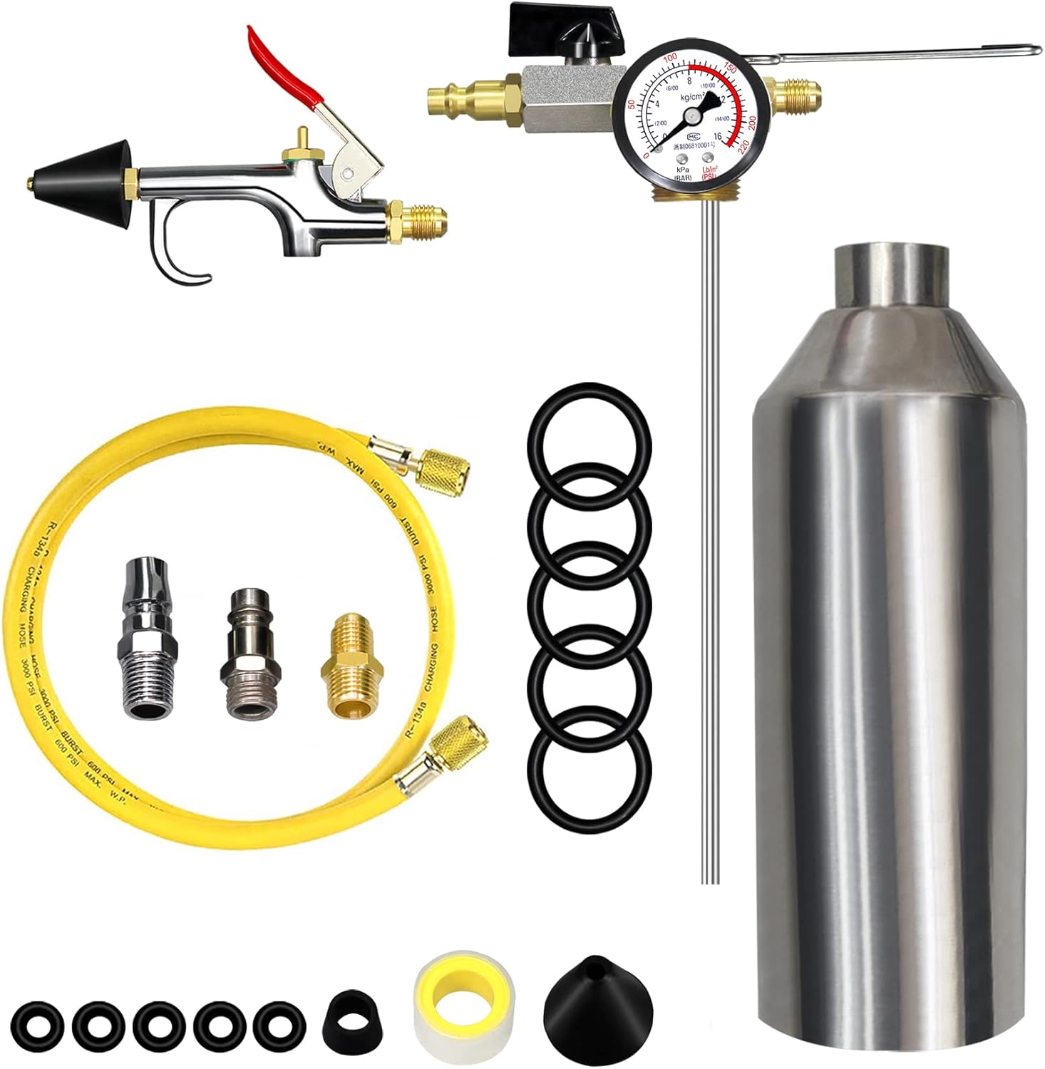 limontek Air Conditioner Flush Kit for Air Conditioner System and Line Tool Set