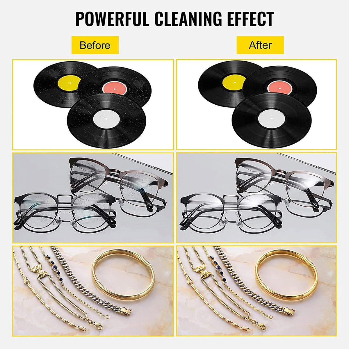 180w Pulitore Di Disco In Vinile Ad Ultrasuoni, Pulitori Per Dischi In Vinile Ad Ultrasuoni, Pulizia Di Dischi In Vinile Ad Ultrasuoni,Acciaio Inossidabile, Anti-Corrosione, Riduzione Del Rumore