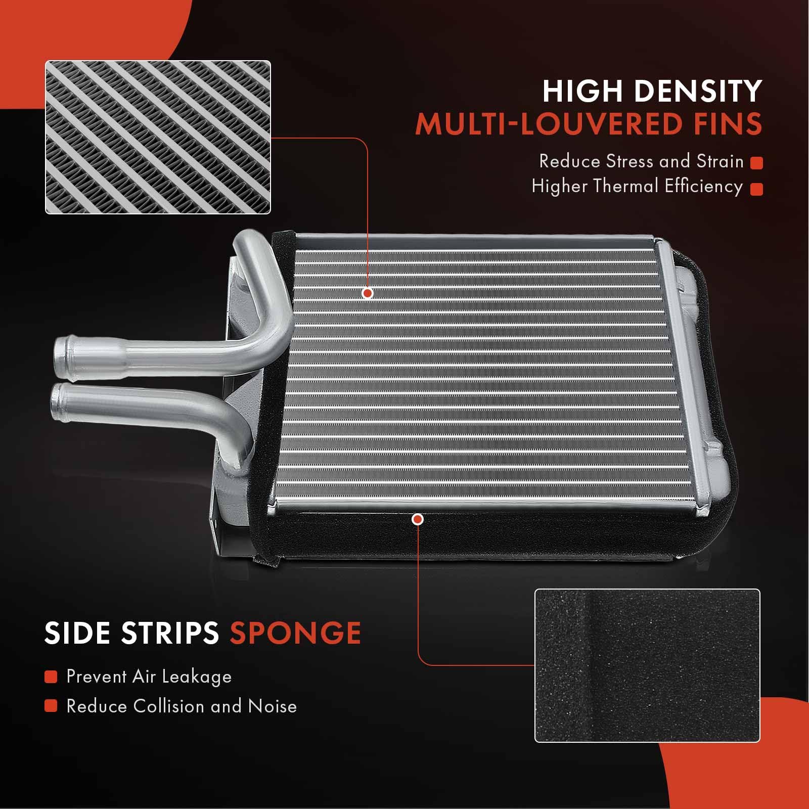 A-Premium HVAC Heater Core Compatible With Jeep CJ5 1977-1983, CJ7 1977-1986, Scrambler 1981-1985, Sport Utility, Front Side, Replace# 5462705, 5469877, Heater Cores - Canada