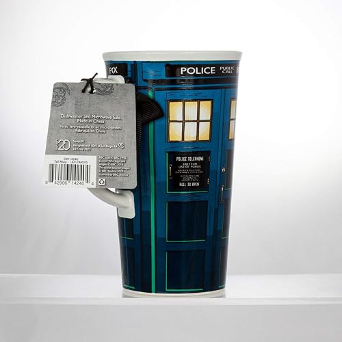 Miniatura 2 de Se7en20 Doctor Who - Vaso de cerámica Tardis Police Box 13th Doctor 12oz