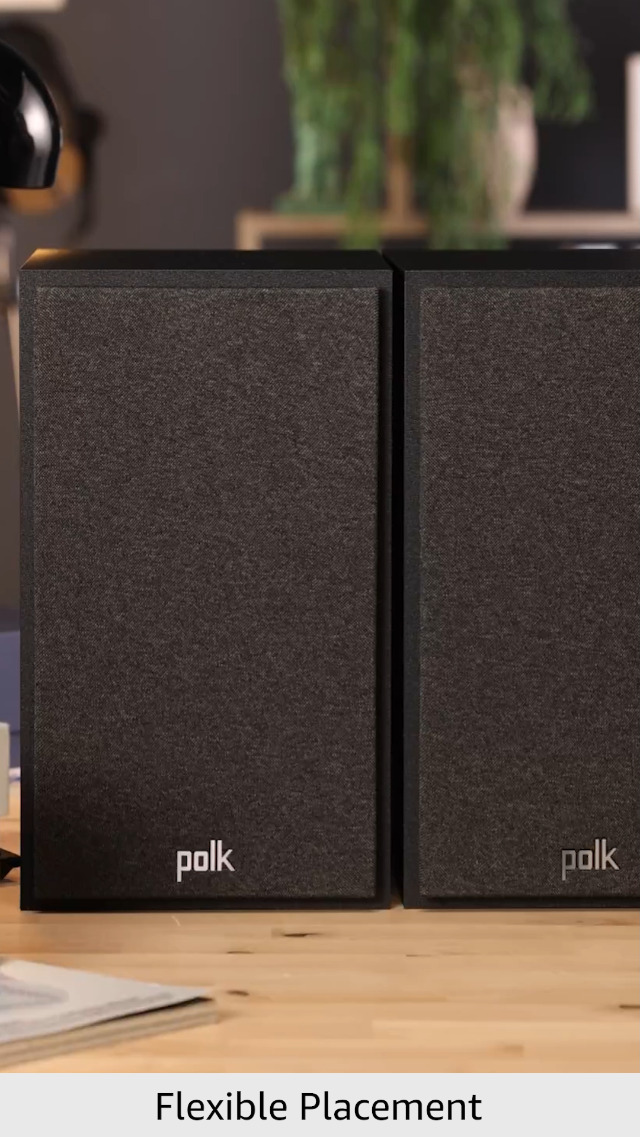Polk Audio Monitor XT20 High-Resolution Bookshelf Loudspeakers, Hi