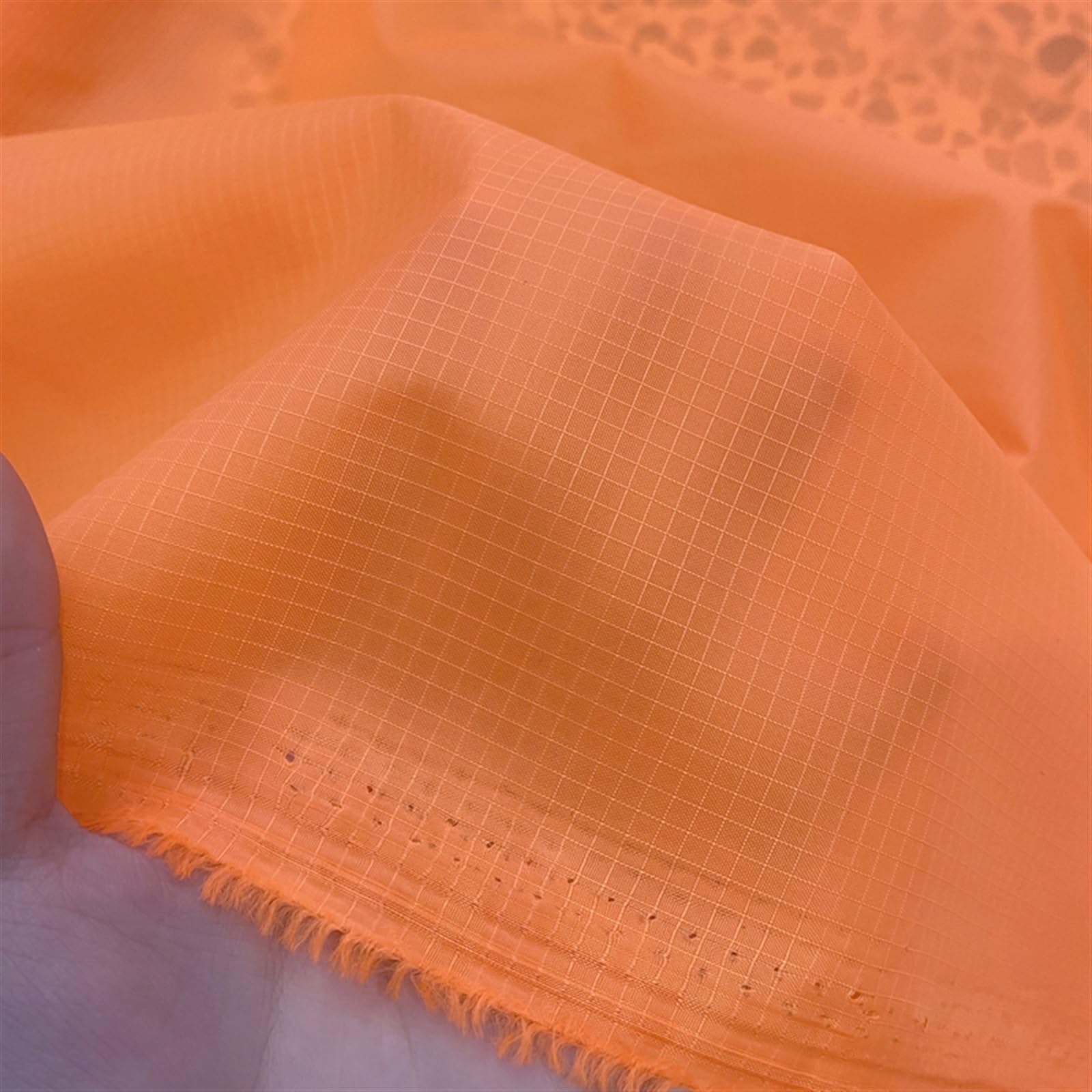 Ripstop-Nylon-Outdoor-Stoff, beschichtet, wasserdicht, zum Nähen, 150 cm breiter Stoff zum Nähen, 3/5/10 m (4 orange, 150 x 10 m)
