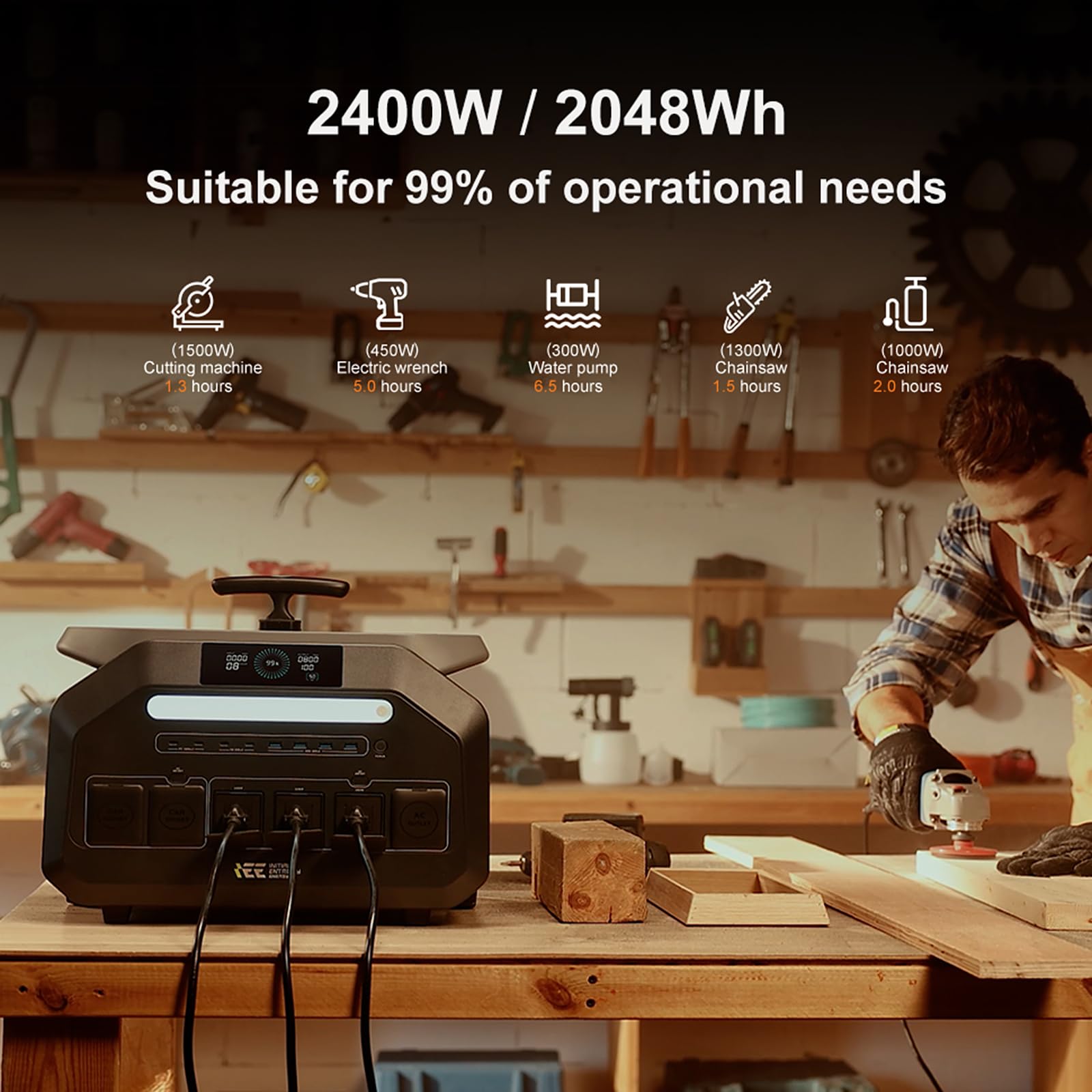 Amazon.co.jp: G2500 ポータブル電源 大容量 2300Wh/720000mAh リン酸
