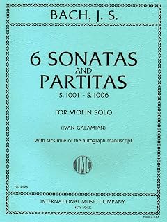 INT2525 - Bach - 6 Sonatas and Partitas S.1001-s.1006 For Violin Solo
