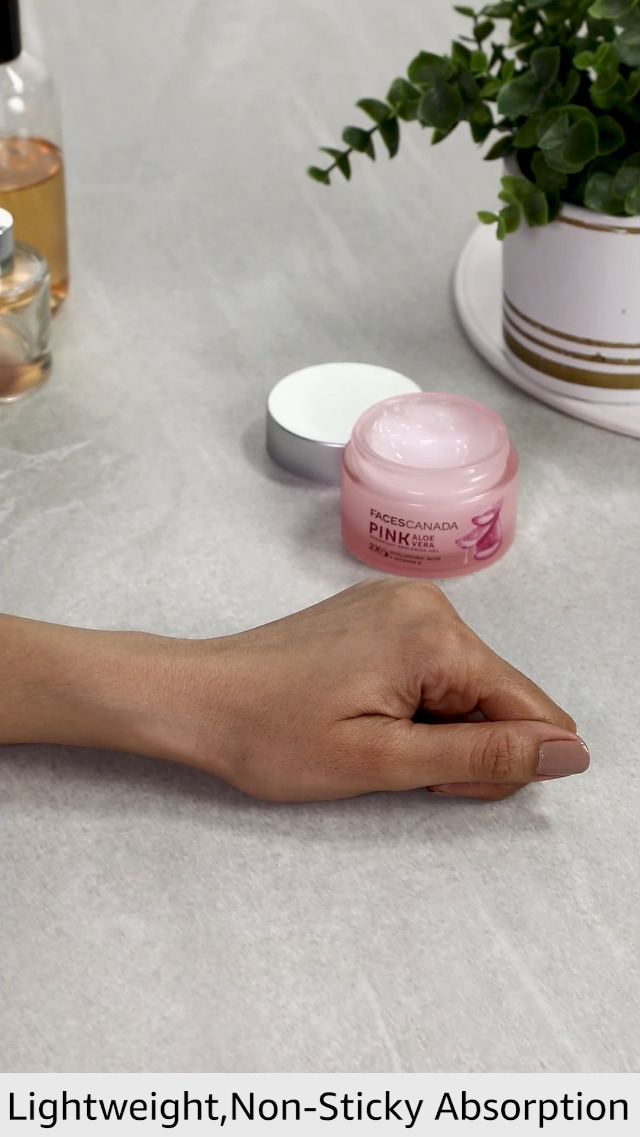 FACESCANADA Pink Aloe Vera Overnight Replenish Gel, 50g