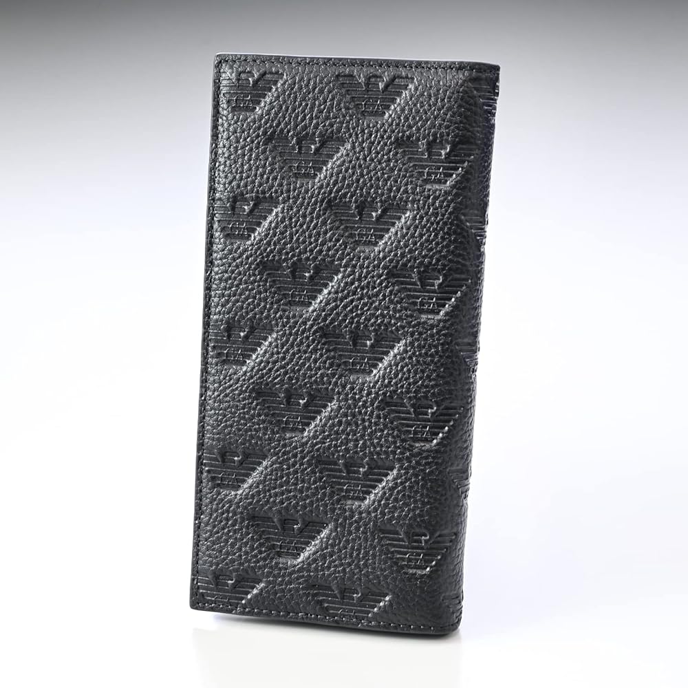 EMPORIO ARMANI ブラック 長財布 アルマーニ エンポリオアルマーニ EMPORIO ARMANI 長財布 メンズ