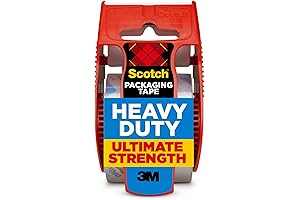 Scotch® Heavy Duty Shipping and Moving Supplies Box Tape with Dispenser