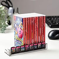 Vista 6 de Nargos Switch & Switch 2 estuches de juegos/soporte para tarjetas para mesa, gabinete de escritorio, soporte organizador de almacenamiento