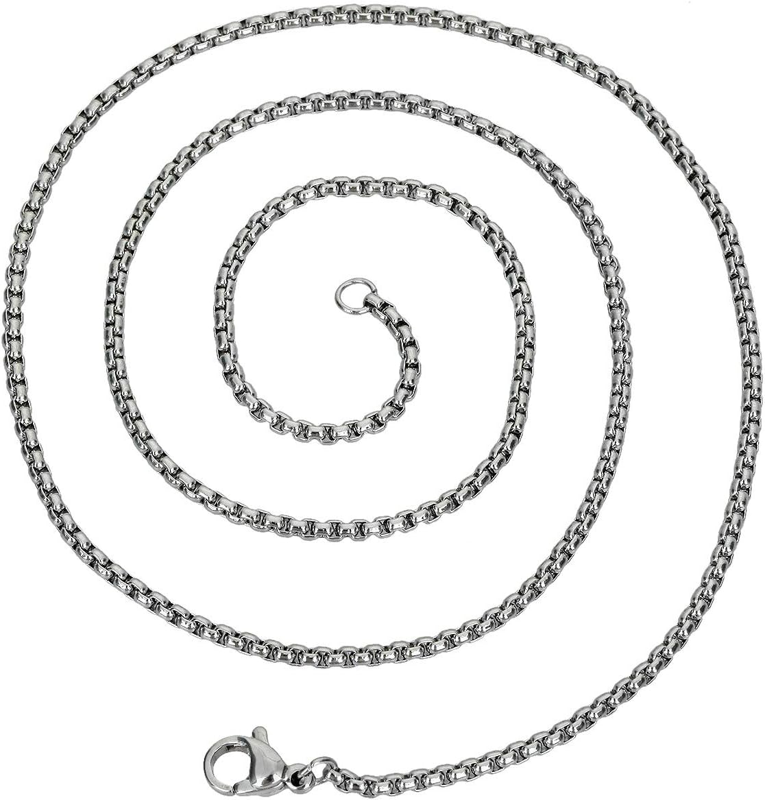 SUNYIK Natural Labradorite Pendant Necklace for Men Women, Irregular Handmade Wire Wrapped Crystal Necklace for Unisex - Image 6