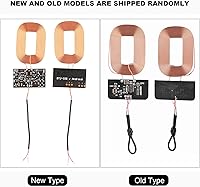 Vista 6 de Módulo receptor de carga Qi DIY módulo receptor de carga ultra delgado cargador de bobina de placa de circuito, 5V 1A, Plug and Play