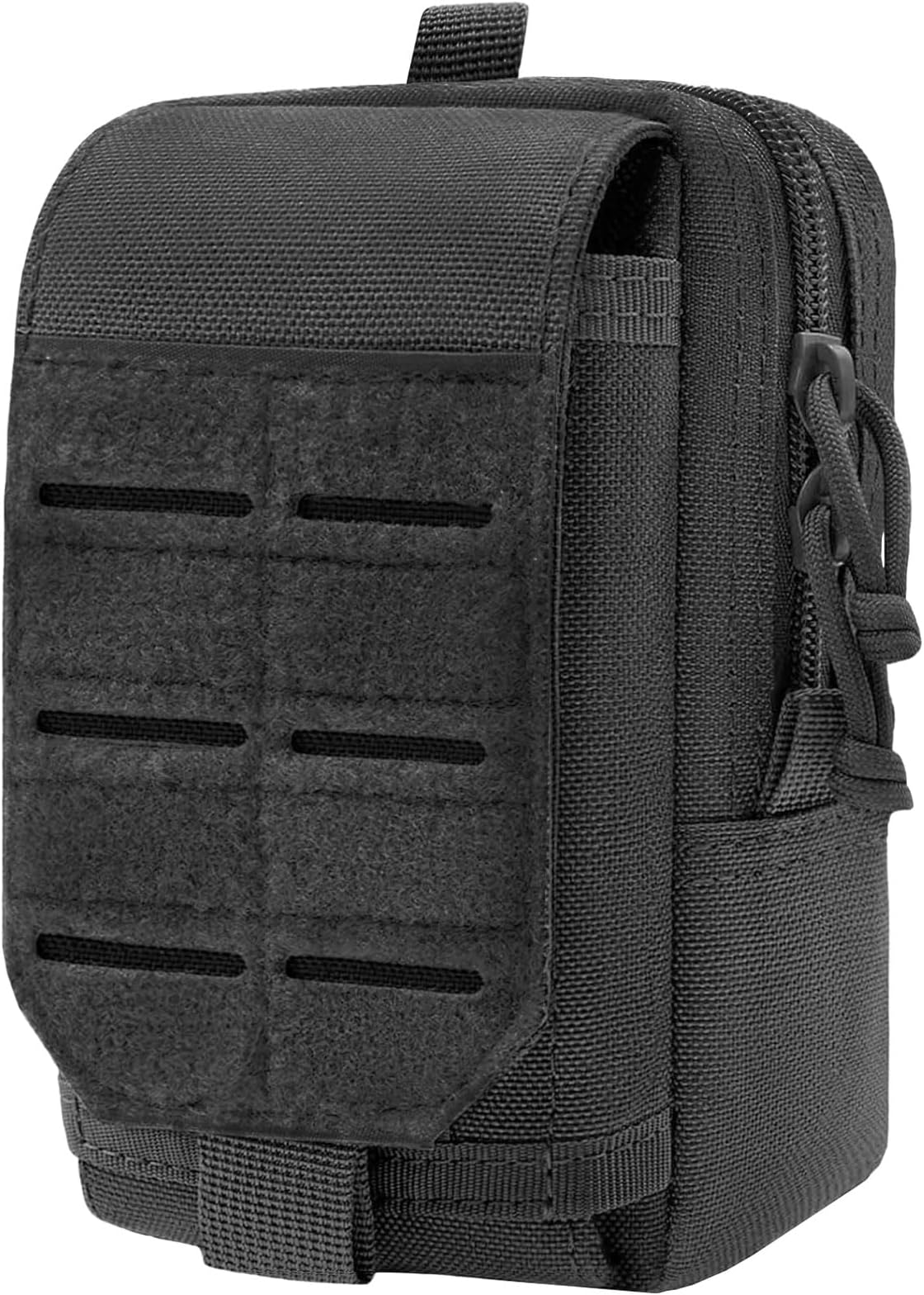 Tactical EDC Pouch, Molle Utility Pouch Gadget Organizer Holder Bag Phone Holster Waist Pack Admin Pouch Tool Pocket for Outdoor Activities, Attached to Backpack/Vest/Belt (Black, Basic)