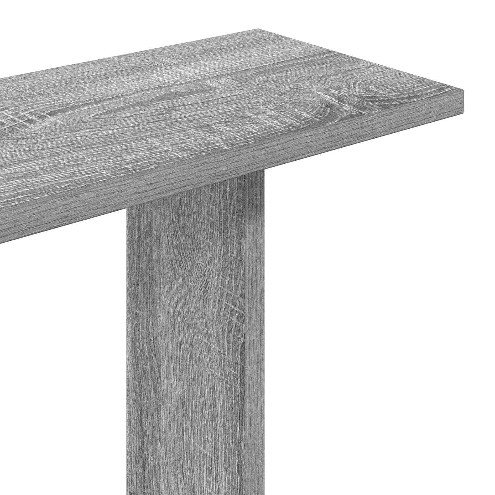 Scaffale da parete Sonoma grigio 61 x 15 x 102 cm legno 5 ripiani