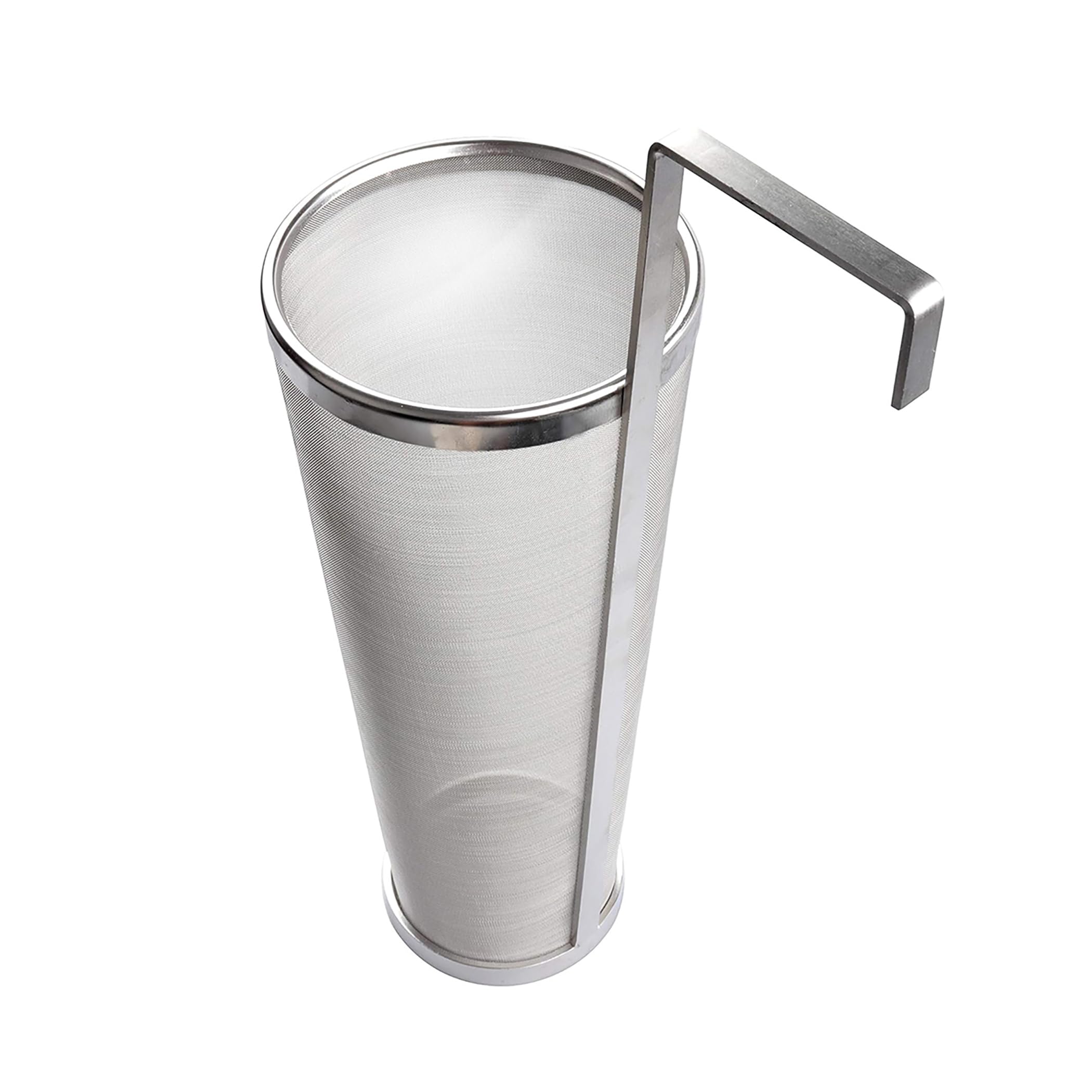 Brewing Hopper Spider Strainer, Acero Inoxidable 1 galón 300 Micron Cartucho de Malla Hop Spider Beer Lúpulo Filter Homebrew Hops Beer Tea Tetera Brew Filter(5.3''X16'')