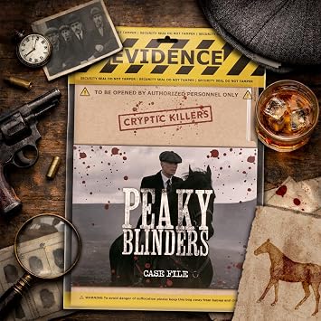 Peaky Blinders - Cryptic Killers - Unsolved Murder Mystery Game - Cold Case Files Investigation Detective Evidence & Crime File - Individuals, Date Nights & Party Games