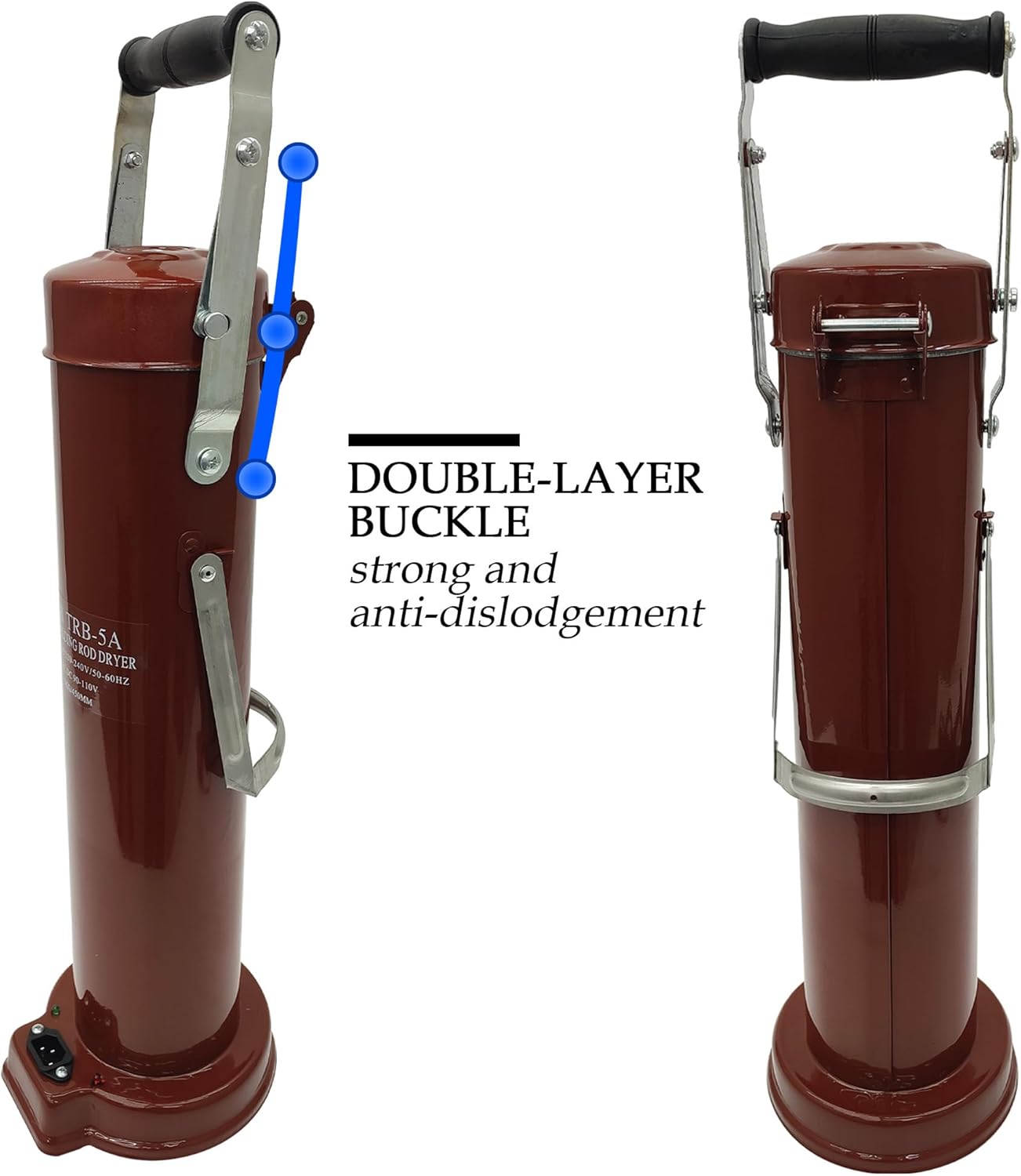 Welding Electrode Oven 11lbs Capacity 110V Portable Drying Rod Oven for 18" (450mm) Electrodes Stick