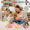 4PC Dumpling Squishy Toys,Colorful Giant Mystery Dumplings Squishy with Food Steamer,Dumplings Fidget Sensory Toys Anxiety Relief,Taba Squishy,Cute Squishies Dumplings Stress Balls for Adults Kids