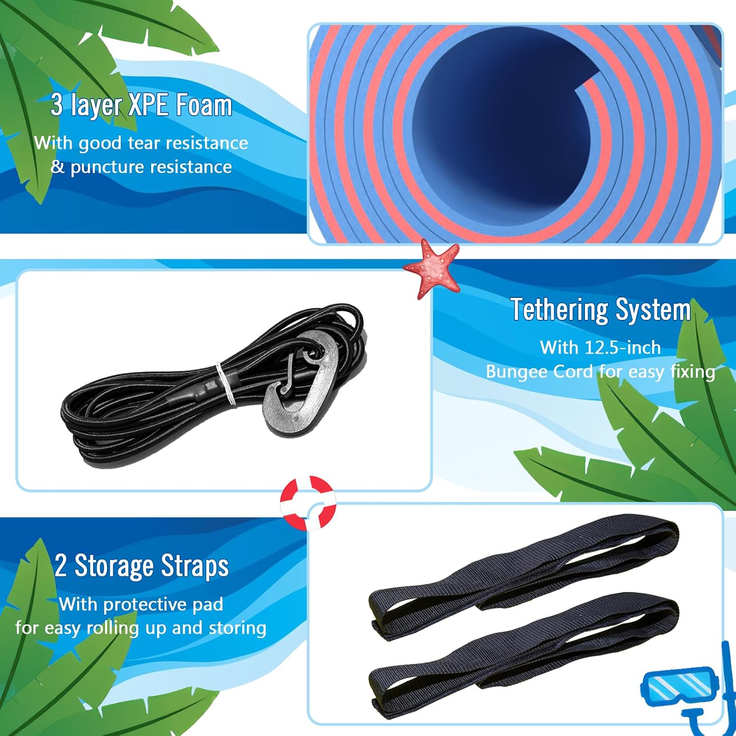 Big Floating Water Mat Lily Pad Floating Mat for Lakes
