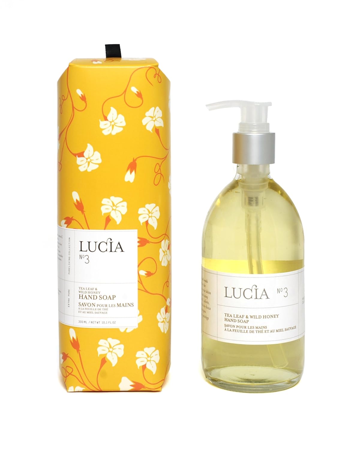 Lucia Hand Soap, Tea Leaf and Wild Honey, 10.1 Ounce