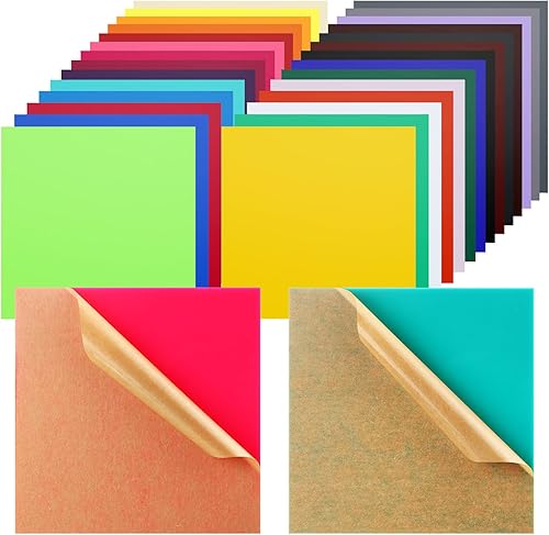 Geetery Paquete de 30 hojas de acrílico de colores de 18" de grosor para corte por láser, hojas de acrílico opaco fundido de 3mm con papel protector