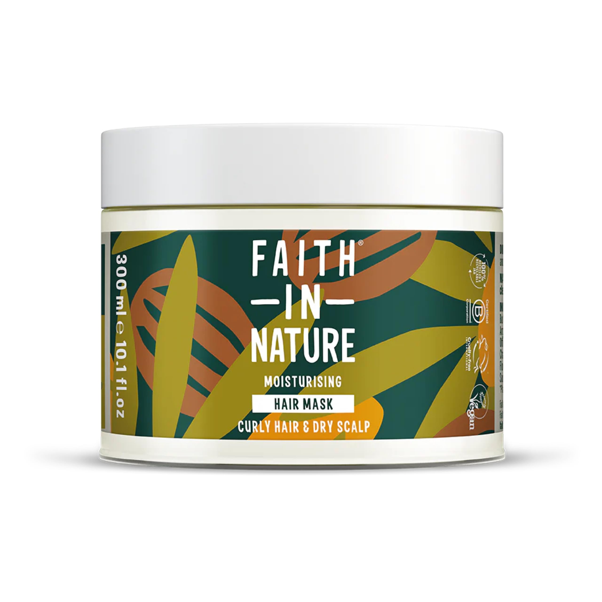 Faith In Nature Organic Shea & Argan Hair Mask, Moisturising for Curly Hair & Dry Scalp, Vegan & Cruelty Free, No SLS, Silicones or Parabens, 300ml (Packing May Vary)Faith In Nature Organic Shea & Argan Hair Mask, Moistu…