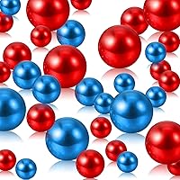 Vista 34 de Relleno de Jarrón Negro 150 Piezas de Perla para Centros de Mesa Cuentas de 8/14/20 mm Sin Agujero, Falsas Perlas para Decoración de Mesa