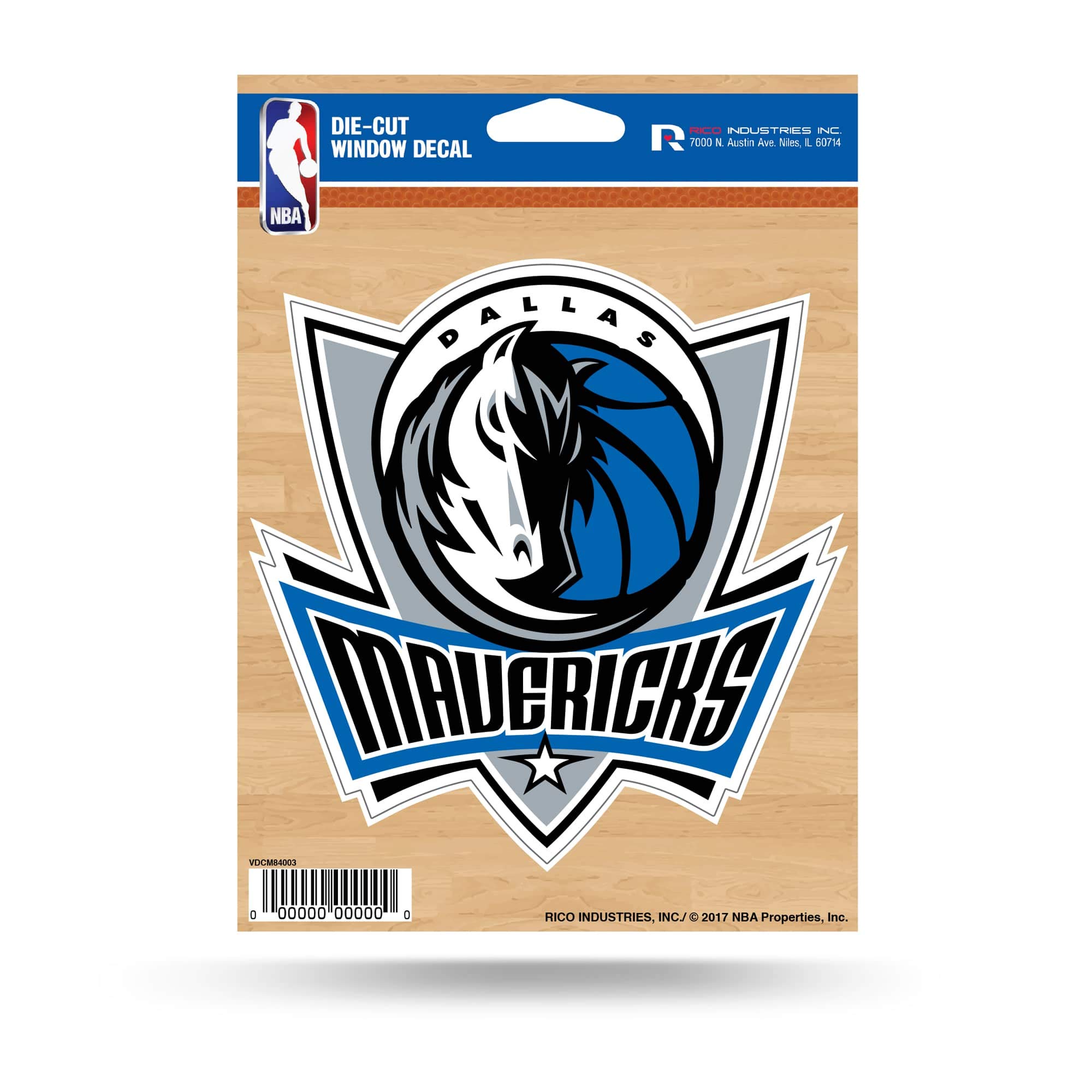 Rico Industries NBA Basketball Dallas Mavericks Medium Die Cut Decal