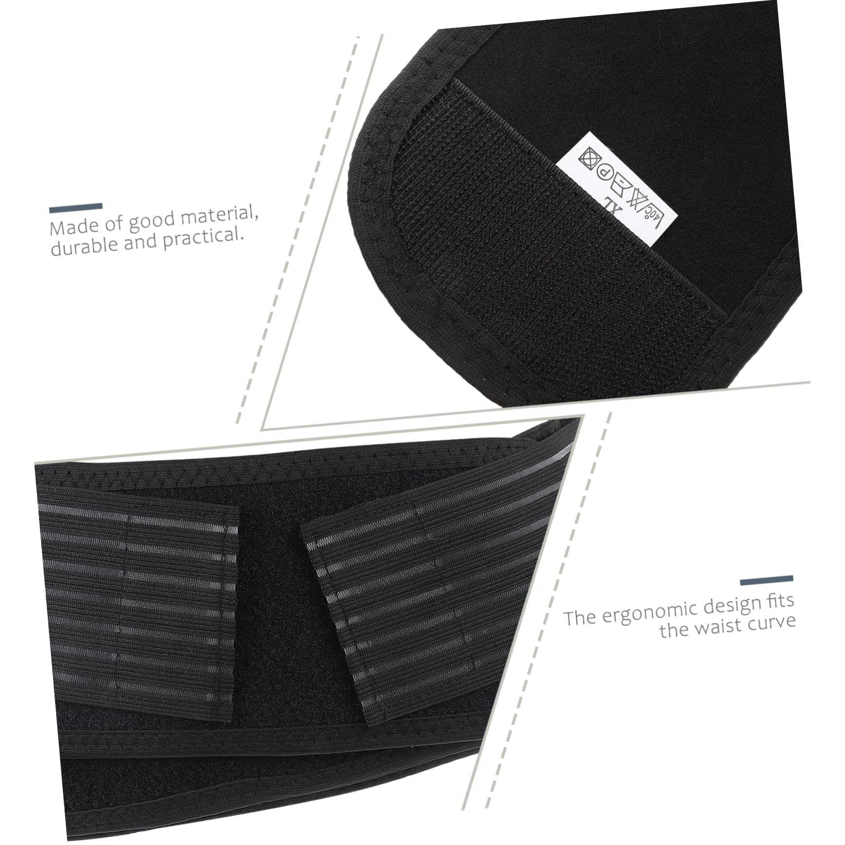 FONDOTIN Self Heating Waistband for Winter Lumbar Support Belt Comfortable and Thermal Design for Suitable for Men and Women