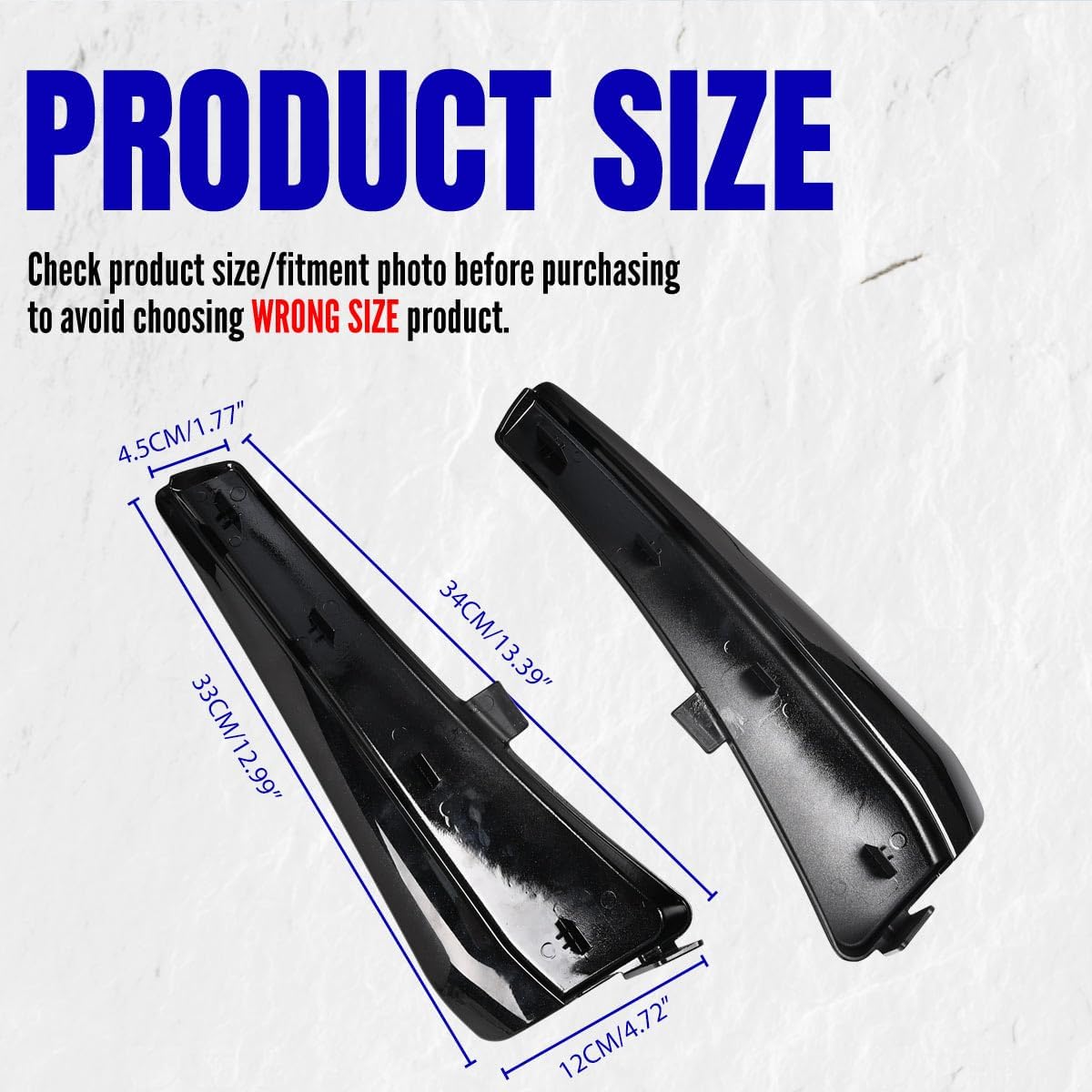 Extended Front Splash Guards Mud Flaps,ABS Plastic Wheels Rock Guards Mudflap Fender Mudguard Mud Guards Protector ﻿Accessories for Corvette C8 Z06 2023+ for C8 E-Ray 2024+