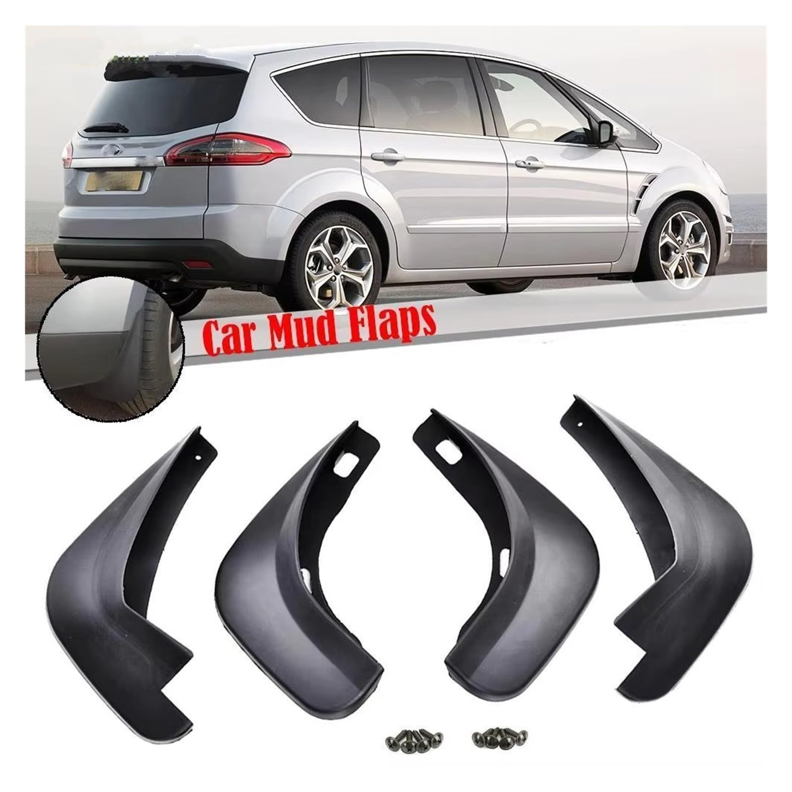 Per Ford Per S-Max Per Galaxy 2006 2007 2008 2009 2010 2011 2012 2013 2014 2015 Anteriore Posteriore Mud Flaps Paraspruzzi Parafanghi Auto Parafanghi Paraspruzzi
