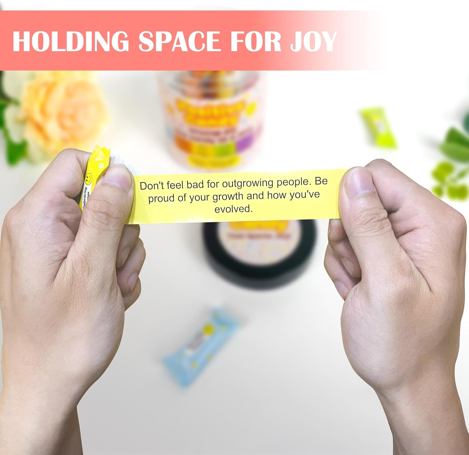 Positive Messages in Candy, Valentine's day Classroom Gift Exchange, Valentine Gift for Kids, Positive Affirmations Cards, Valentine Classroom Gifts, Unique Gifts for Women, Affirmation Jar - Image 4