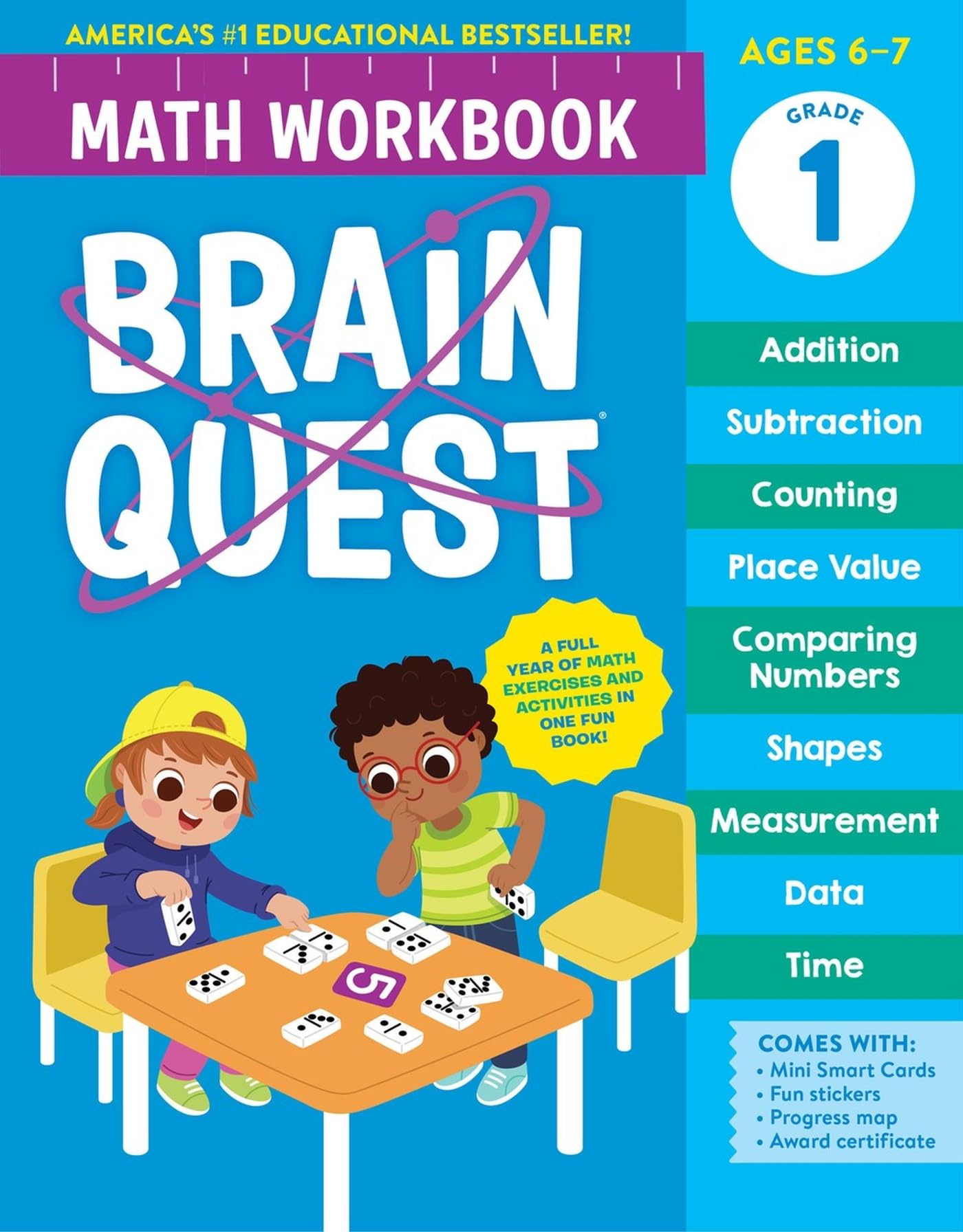 Brain Quest Math Workbook: 1st Grade (Brain Quest Math Workbooks)