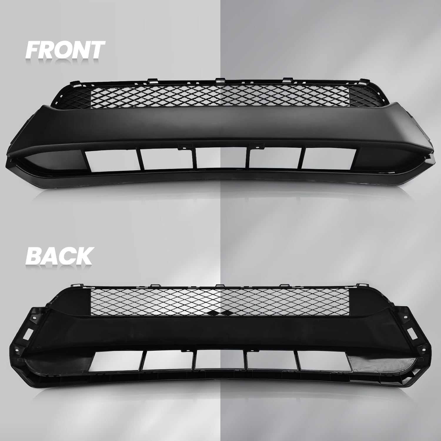 Front Front Bumper Black Lower Mesh Grille Fit 2012 2013 2014 2015 For Honda Pilot Front Grill Guard Replacement Part 71103-SZAA50