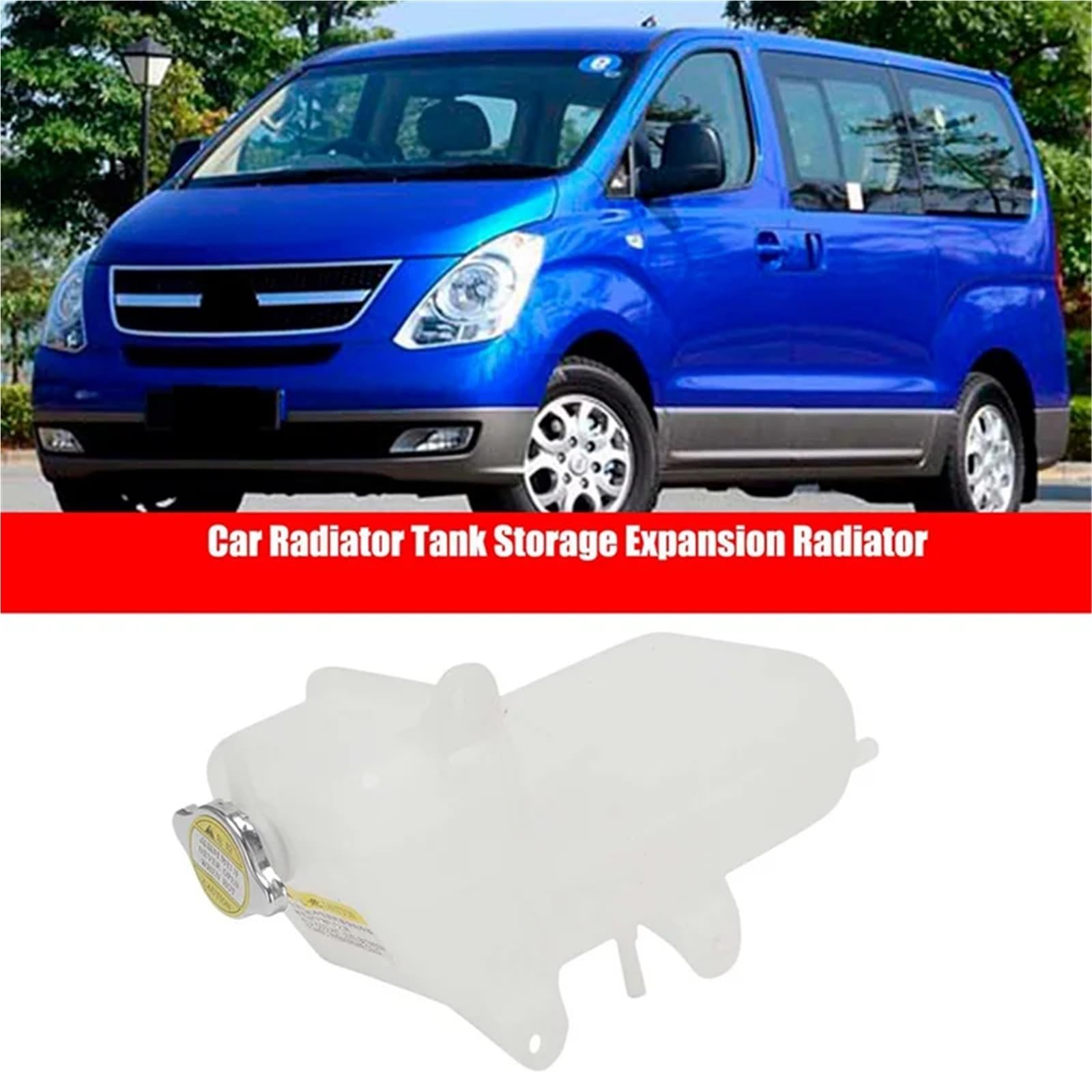 Zbiornik wyrównawczy chłodnicy samochodowej do przechowywania pasuje do Hyundai Starex i H1 25429-4A000 25430-4A000 25431-4A000